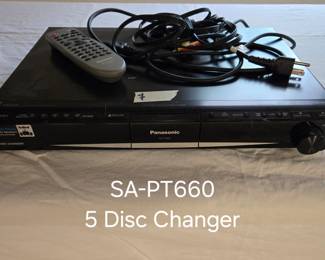 Panasonic Home Theater 5 DVD disc changer