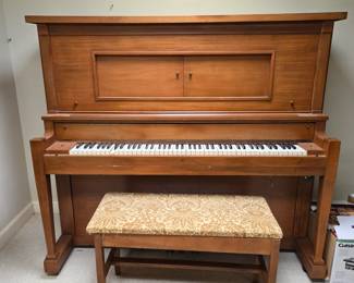 Caldwell Chicago player piano and, YES, it works!!!