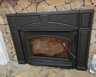 Quadra-fire woodburning fireplace insert w/ blower