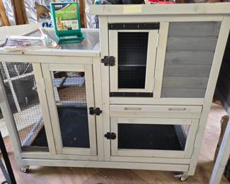 Rabbit, Chicken Cage