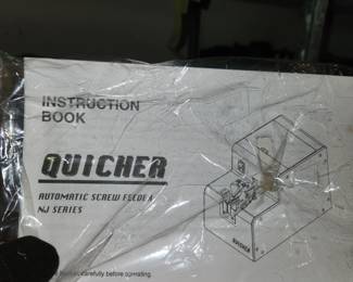 Quicher automatic screw feeder, 2 NEW IN BOX