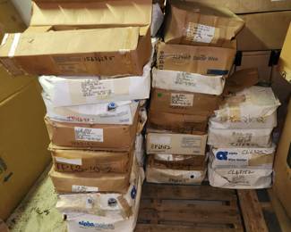 dozens of boxes of brand new lead solder.  1 & 5 lb rolls