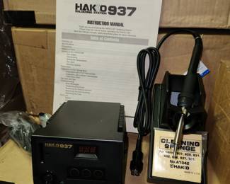 69 NEW IN BOX units of Hakko 937 soldering stations