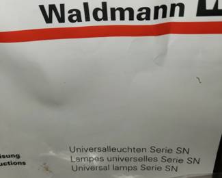 Waldmann Universal lamps 5 NEW IN BOX