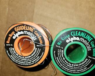 dozens of boxes of brand new lead solder.  1 & 5 lb rolls