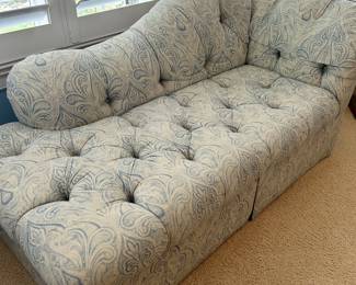 upholstered lounge chair 74” long