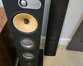 Bowers & Wilkins speakers 44” tall