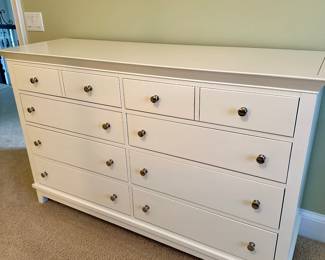 Double sized dresser by American Drew. 62” wide, 22” deep