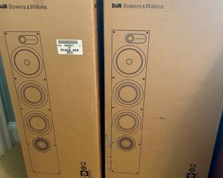 Bowers & Wilkins speakers 44” tall
