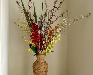 Pair of Silk Centerpieces