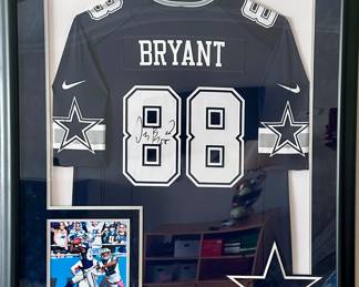 Dez Bryant - Framed Autographed Jersey 