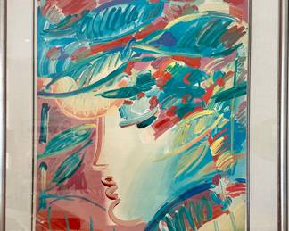 Peter Max -Blushing Beauty” - Hand Signed & Numbered Limited Edition 