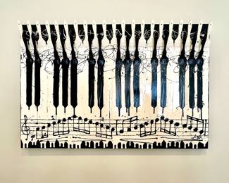 Gregory Arth Signed  - “Keyboard”- 3D Mixed Media