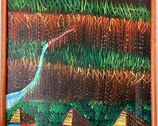 Primitive (Haiti ?) signed Luis