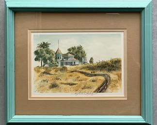 Framed Watercolor TB