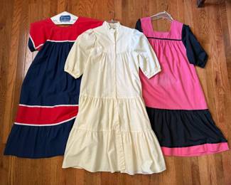 Vintage Hawaiian MuuMuu & Dress Trio - Hilda Hawaii & Dress Hawaii	