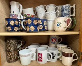 Vintage MUGS! Stoneware, Corning & More	