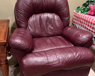 Leather Rocker Recliner