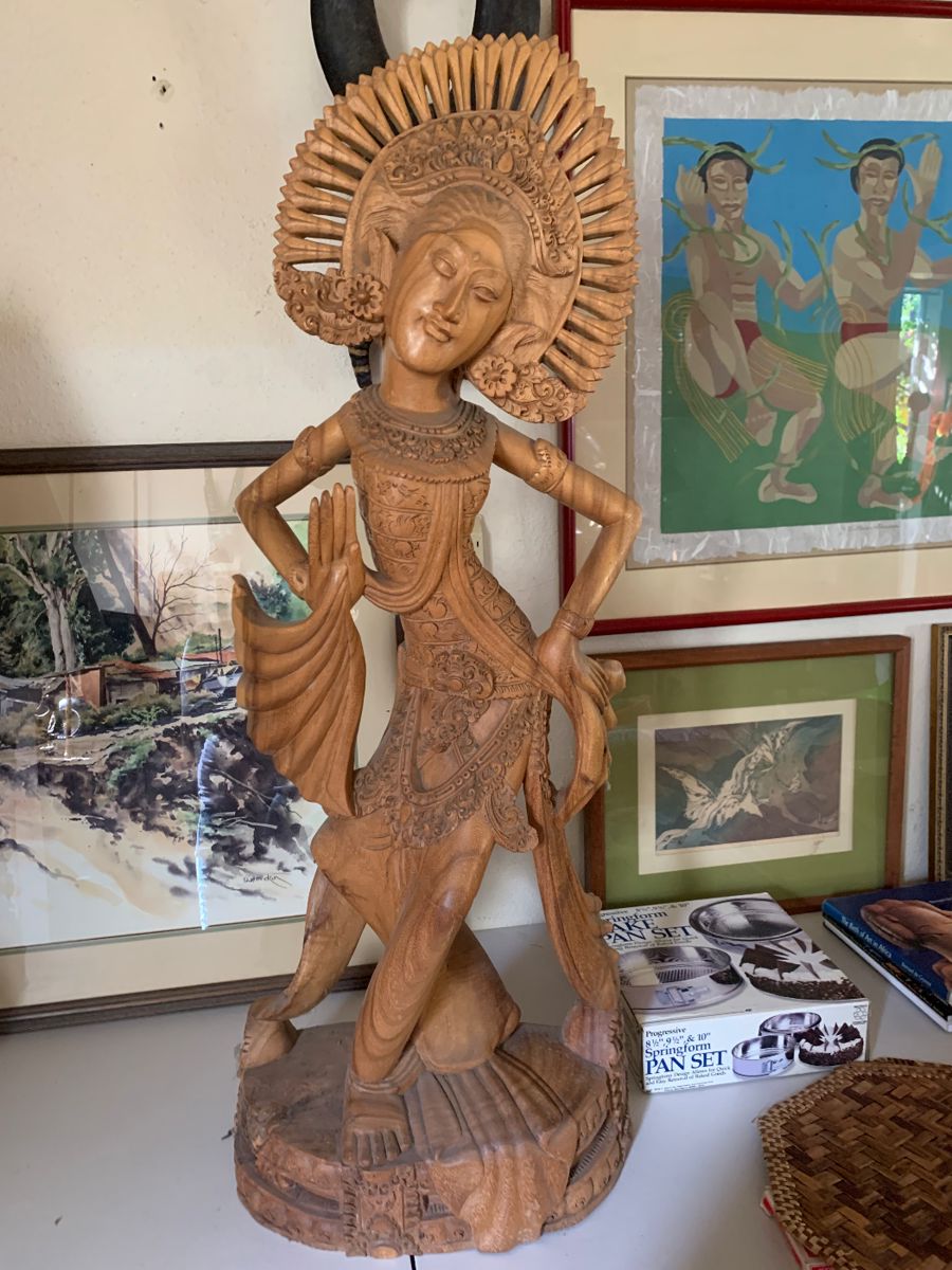 Ironwood, Mohagany, rubber tree carvings