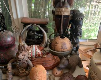 Tribal Art, Native American, Shona Sculptures, Zimbabwe Tribe Animals, Navajo, Hopi pottery