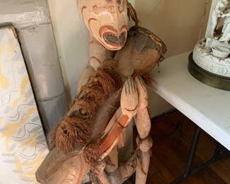 Ironwood, Mohagany, rubber tree carvings