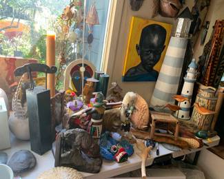 Ocean inspired wood sculptures 