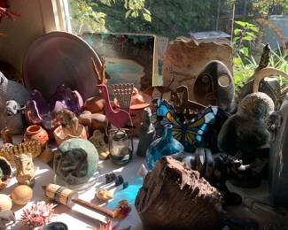 Tribal Art, Native American, Shona Sculptures, Zimbabwe Tribe Animals, Navajo, Hopi pottery