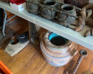 Tribal Art, Native American, Shona Sculptures, Zimbabwe Tribe Animals, Navajo, Hopi pottery