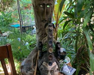 Ironwood, Mohagany, rubber tree carvings