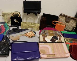 Vintage handbags and purses