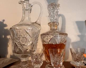 crystal and glassware