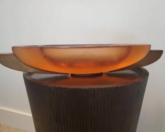 George Bucquet Glass Urn (Brett Collection)
Circa: 1997
Purchased: April 29, 2002
Dimensions: 24” long X 4 ¼" wide, X 6” deep
Details: Receipt of purchase on file
