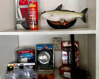 Several new and unopened items, and yes, the singing Cool Cat Fish!