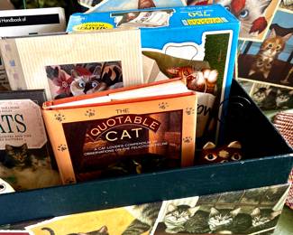 This and more for the cat motif collector.