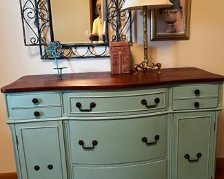 Refinished piece for any room, small buffet, dresser, entertainment cabinet, be creative.
