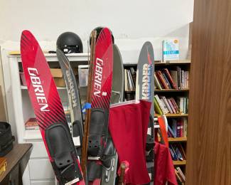 O’brien waters skis. $37.50 pair. Kidder $20 for the pair