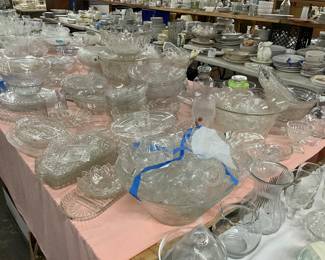 Punch bowls with cups starting at four dollars