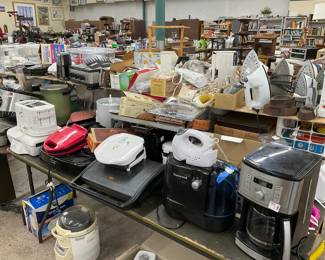 Small appliances… As an example two sliced toaster in picture is two dollars