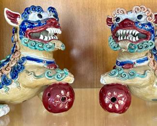 Chinese Foo Dogs.