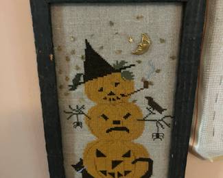 Vintage Halloween Needlepoint
