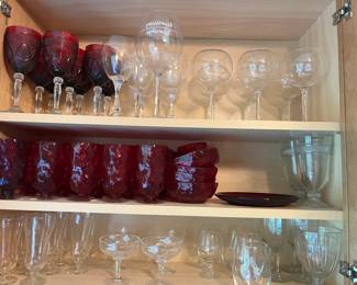 Glass and glass stemware