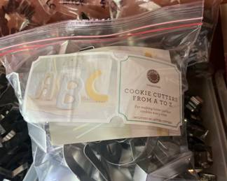 Martha Stewart cookie cutters, and more.  Copper Creek Rd Copper cookie cutter set (noah's ark - not pictured but very nice to add to any collection)