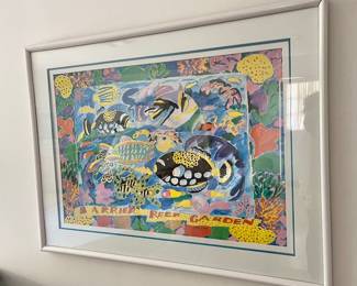 KEN DONE FRAMED LITHO