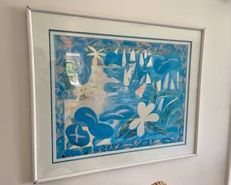 KEN DONE FRAMED LITHO