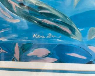 KEN DONE FRAMED LITHO