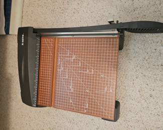 One of 2 paper cutters