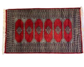 Hand woven rug