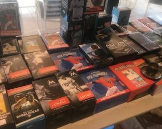 Marlin, dolphin and Brooklyn Dodgers some of the harder to find bobbleheads and more