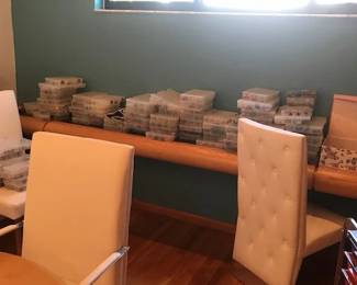 Dinning room chairs and jewelry boxes