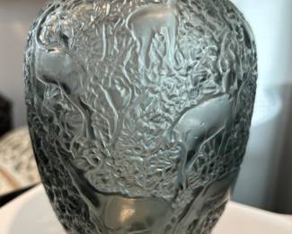 7” Lalique vase